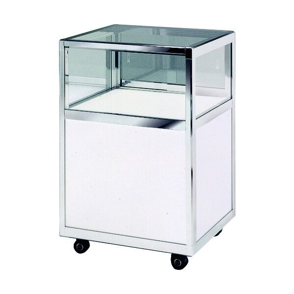 エクシード 角型ケース CF型 シルバー プッシュ錠付 CF6-60-S-P 1台