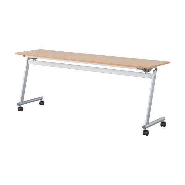 フライングテーブル天板跳上 下棚付1800×450ナチュラル CFTR-S1845-NA 1