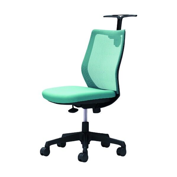 CG-M 肘無 背メッシュ ハンガー有 ブラックボディ ナイロンキャスター セージ CG12ZR FZK6 1点