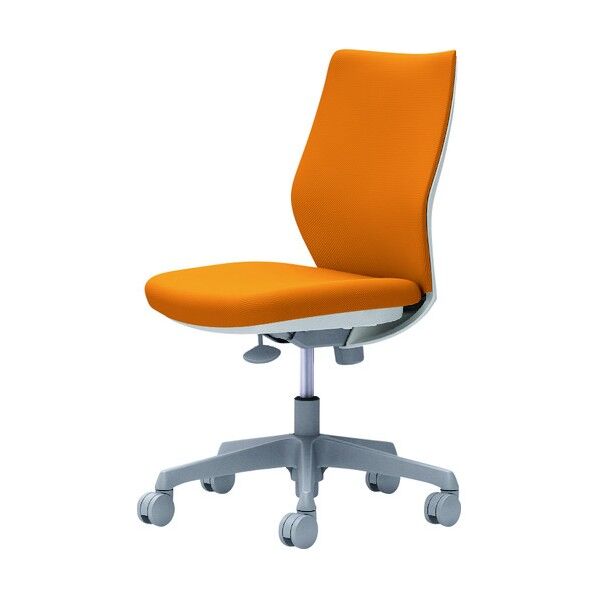 CG-M 肘無 背パッド ハンガー無 ホワイトボディ ナイロンキャスター オレンジ CG17WR FZH8 1点