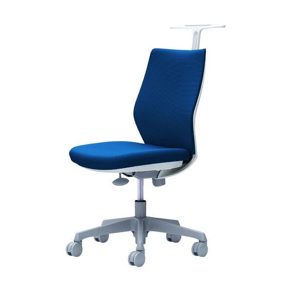 CG-M 肘無 背パッド ハンガー有 ホワイトボディ ナイロンキャスター ミディアムブルー CG18WR FZH3 1点