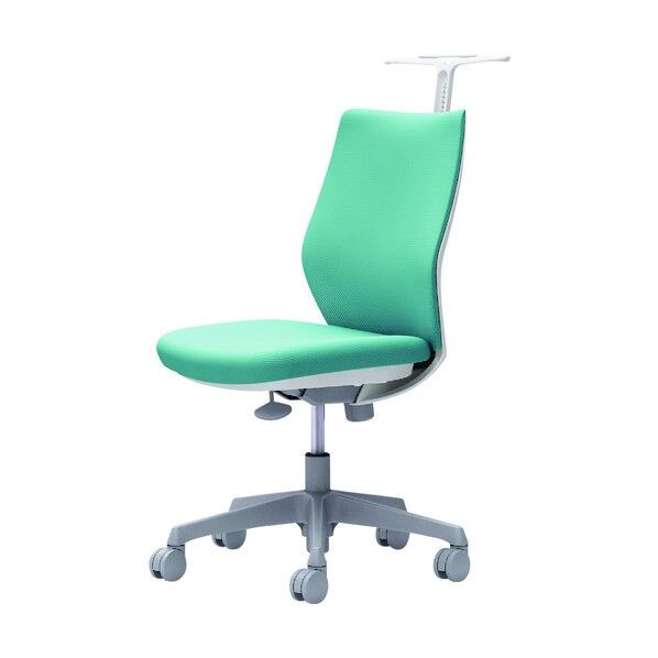 CG-M 肘無 背パッド ハンガー有 ホワイトボディ ナイロンキャスター セージ CG18WR FZH6 1点