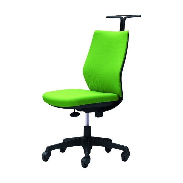 CG-M 肘無 背パッド ハンガー有 ブラックボディ ゴムキャスター ライムグリーン CG18JR FZH5 1点