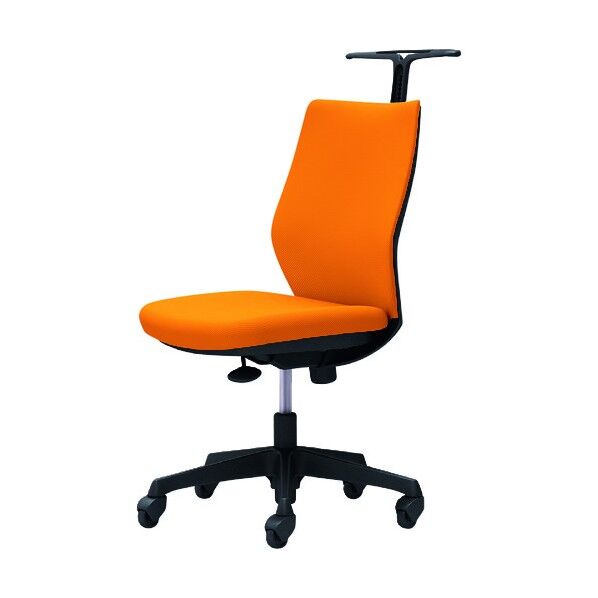 CG-M 肘無 背パッド ハンガー有 ブラックボディ ゴムキャスター オレンジ CG18JR FZH8 1点