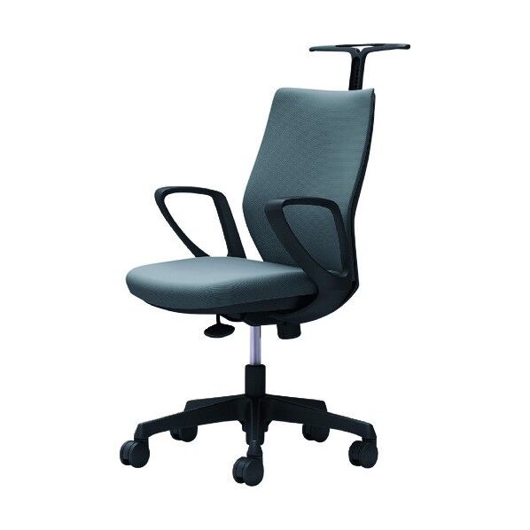 CG-M 固定肘 背パッド ハンガー有 ブラックボディ ナイロンキャスター グレー CG28ZR FM37 1点