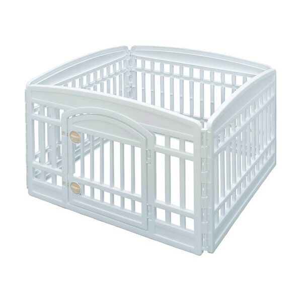 ペットサークル ホワイト/ベージュ Cl-604E W/D 1個