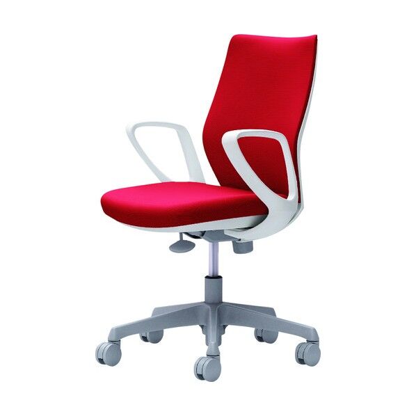 CG-M 固定肘 背パッド ハンガー無 ホワイトボディ ナイロンキャスター ビンテージレッド CG27WR FM38 1点