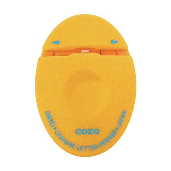 セラミックレターオープナー イエロー CLO-700C-YL 1個