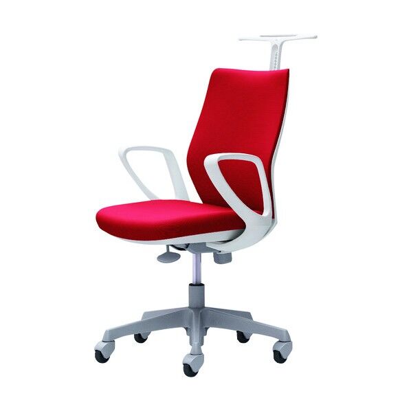 CG-M 固定肘 背パッド ハンガー有 ホワイトボディ ゴムキャスター ビンテージレッド CG28XR FM38 1点