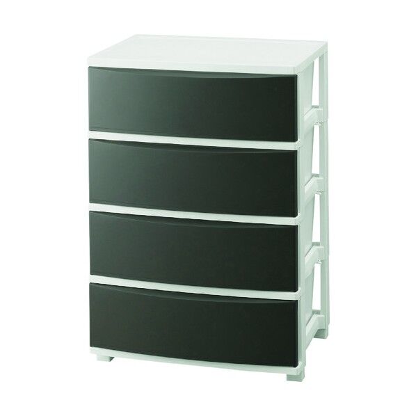 ワイドチェスト ブラウン/ホワイト CLN-544 1点