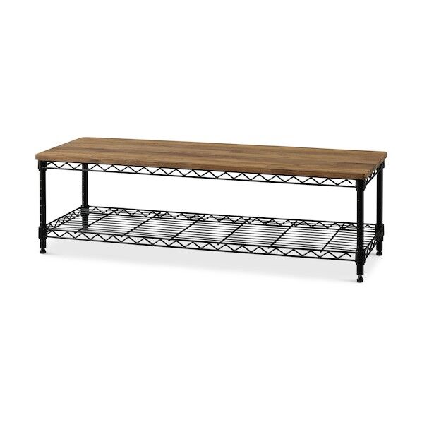 531688 カラーメタルラック ローボード ブラック CML-10302-B (531688) 1点