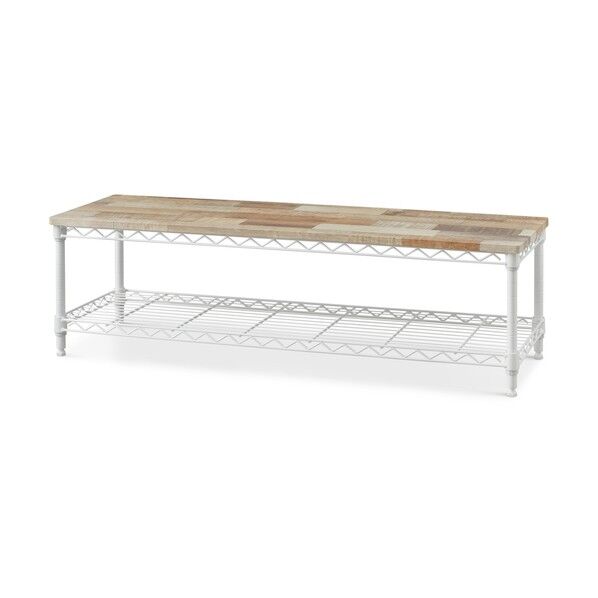 531690 カラーメタルラック ローボード ホワイト CML-10302-W (531690) 1点