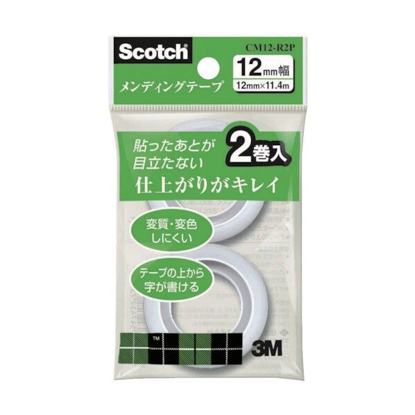メンディングテープ 替え CM12-R2P 便利グッズ(文具・OA機器) CM12-R2P 1個