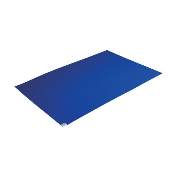 トラスコ(TRUSCO) 抗菌粘着クリーンマット 600X900MM ブルー 1シート CMKK-6090-3B 30枚