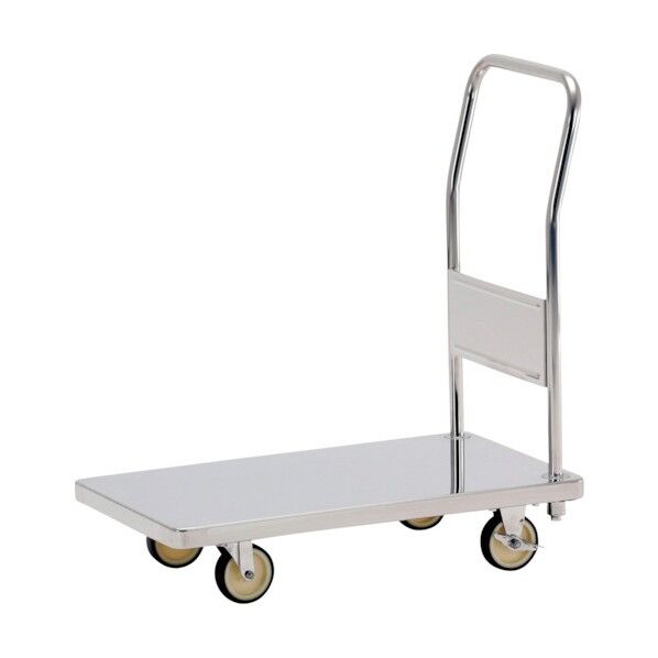 軽荷重用台車(コンパクト台車) 600X450 SUSφ100ウレタン車 CL-R6045ST 1点