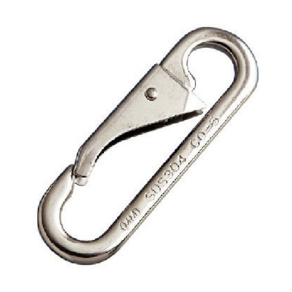 水本　ステンレス　スナップフックＣＯ型　長さ８０ｍｍ