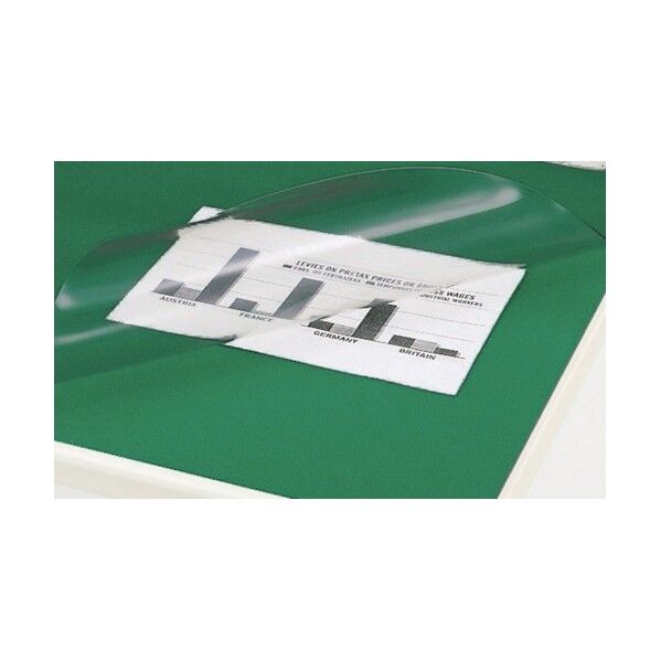 デスクマット ダブルタイプ(下敷グリーン) 透明 1072×574 CR117X-GR 1点