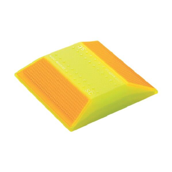 縁石鋲 ナイトリバーEX CR30WーLーYY 本体黄緑 黄黄両面反射タイプ CR30W-L-YY 1点