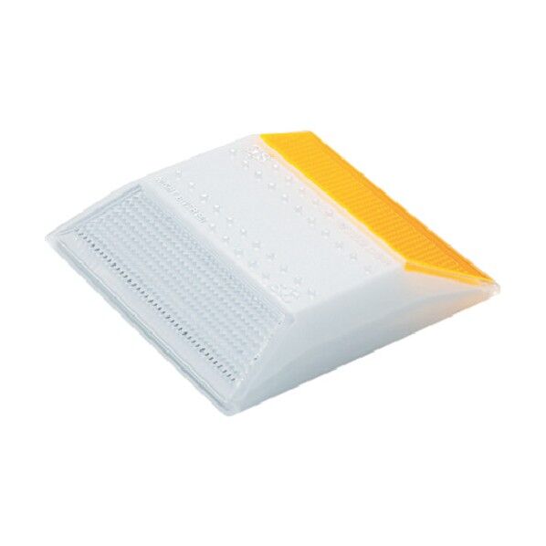 縁石鋲 ナイトリバーEX CR30WーWーWY 本体白 白黄両面反射タイプ CR30W-W-WY 1点