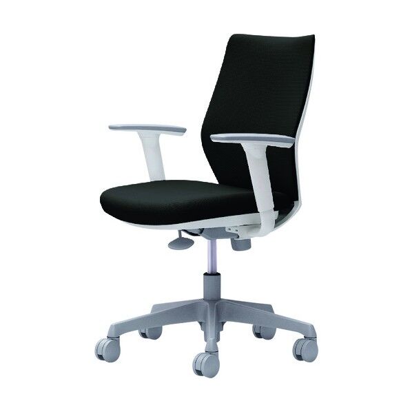 CG-M 可動肘 背パッド ハンガー無 ホワイトボディ ナイロンキャスター ブラック CG97WR FM31 1点