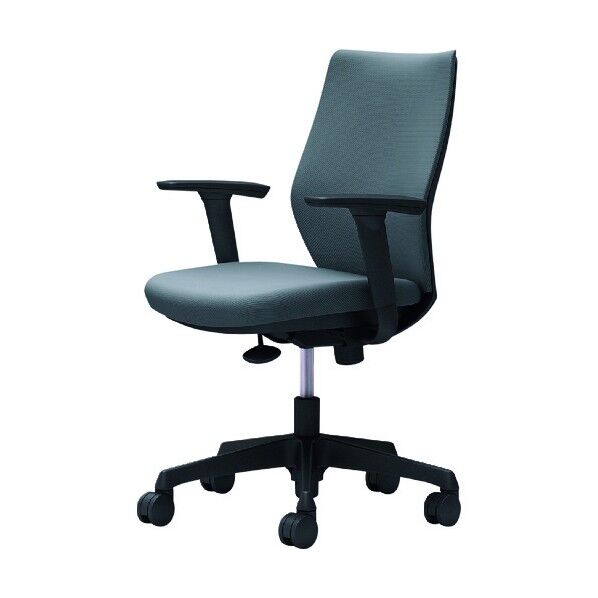 CG-M 可動肘 背パッド ハンガー無 ブラックボディ ナイロンキャスター グレー CG97ZR FM37 1点