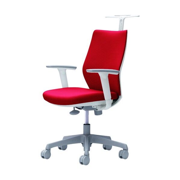 CG-M 可動肘 背パッド ハンガー有 ホワイトボディ ナイロンキャスター ビンテージレッド CG98WR FM38 1点