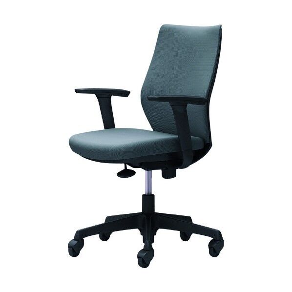 CG-M 可動肘 背パッド ハンガー無 ブラックボディ ゴムキャスター グレー CG97JR FM37 1点