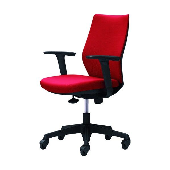 CG-M 可動肘 背パッド ハンガー無 ブラックボディ ゴムキャスター ビンテージレッド CG97JR FM38 1点