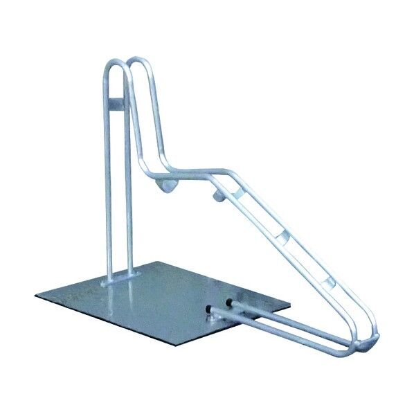 平置き自転車ラック独立式サイクルスタンド ベースプレート仕様 スタンド高タイプ CS-G1B-B 1点