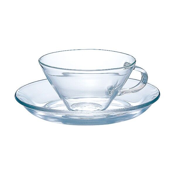 耐熱カップ&ソーサー・ワイド