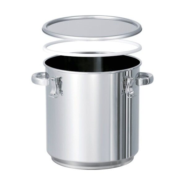 PTFEパッキン付積み重ね式密閉容器