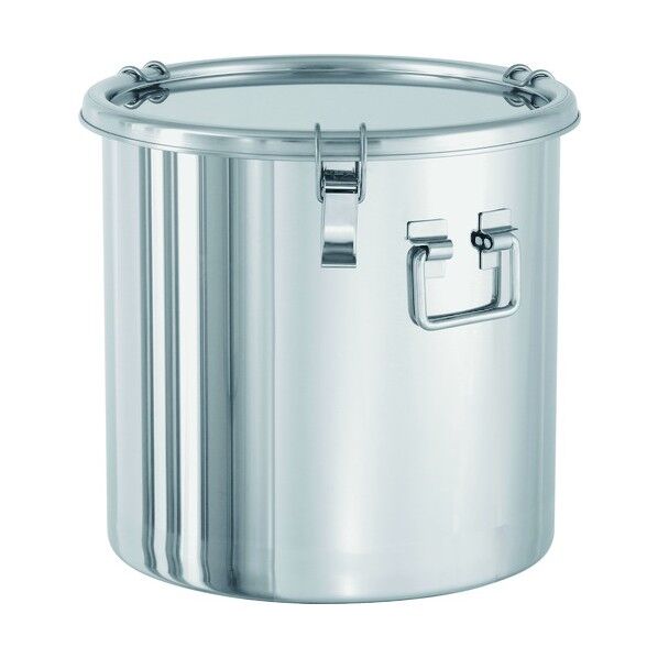 日東 折りたたみ取っ手付密閉容器(クリップ式/FKM) 15L CTHF-27/PFA 1個