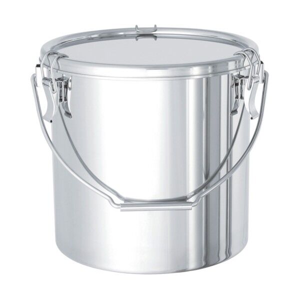 ステンレスタンクSUS316Lクリップ式密閉タンク吊下げ取っ手式 20L CTB-30-316L 1点