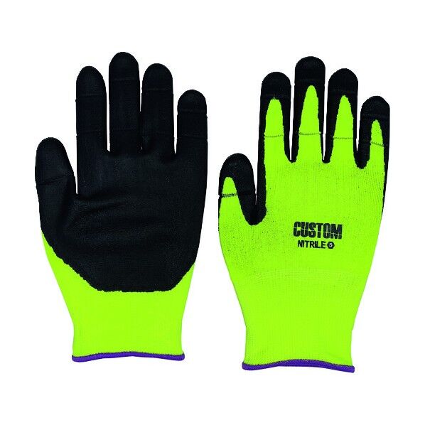 ニトリル背抜き手袋 CUSTOM