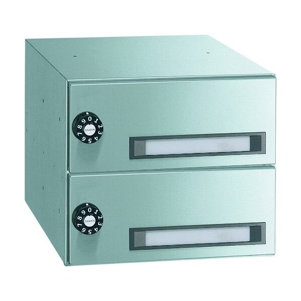 ポステック CSP-205B型 静音ダイヤル錠・防滴仕様 2戸用ユニット CSP-205B-2D 1点