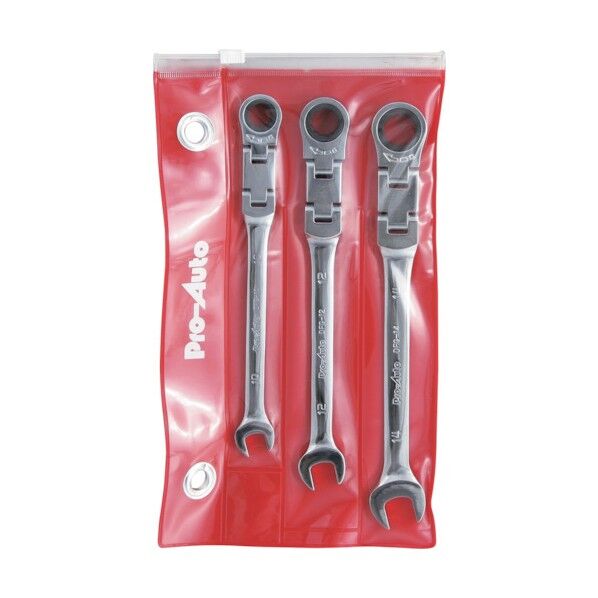 コンビネーションラチェット フレックスダブルギアレンチ セット品