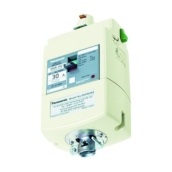 ファクトライン100・60 ブレーカ付ターミナルプラグ 3Pタイプ