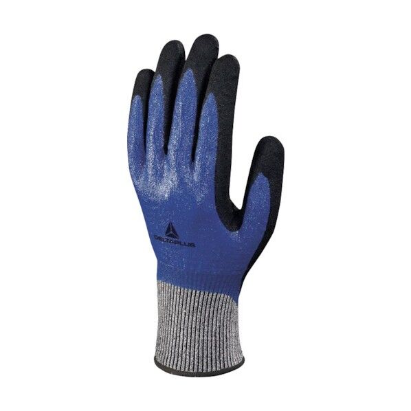 VENICUT54BL/耐切創2重ニトリルコート手袋 ブルー×ブラック M D0044-M 1双