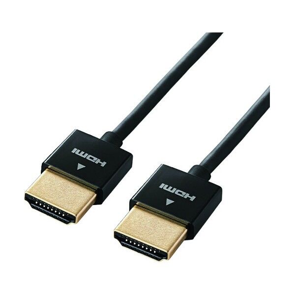 【法人専用品】スーパースリムHDMIケーブル イーサネット対応 0.7m ブラック DH-HD14SS07BK 1点