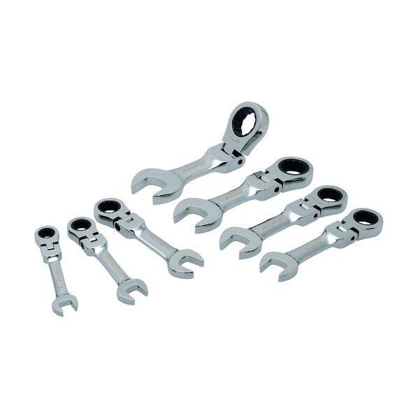 フレックススタビラチェットメガネレンチセット7PC DIFS07SET 1点