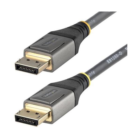 STARTEC.COM社 DisplayPort 1.4ケーブル/5m /8K60Hz /VESA認証/グレー&ブラック/ ディスプレイポート DP14VMM5M   1本...
