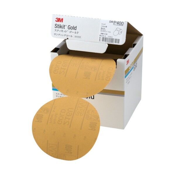 スティキットゴールドディスクロール DRGOL125 P400 便利グッズ(文具・OA機器) DR 400 GOL 250枚