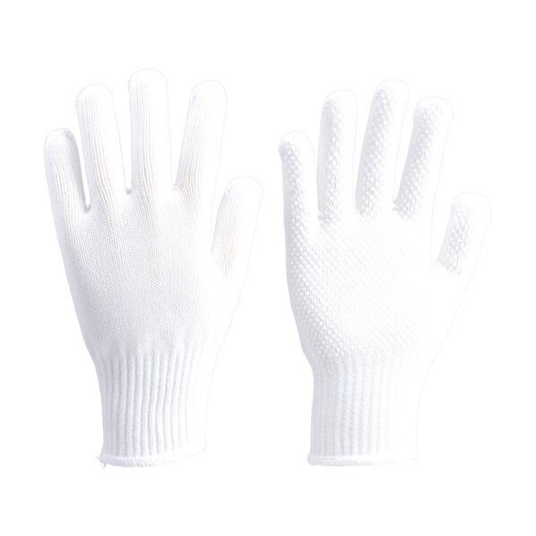 軽作業用すべり止め手袋薄手5双組フリーサイズ