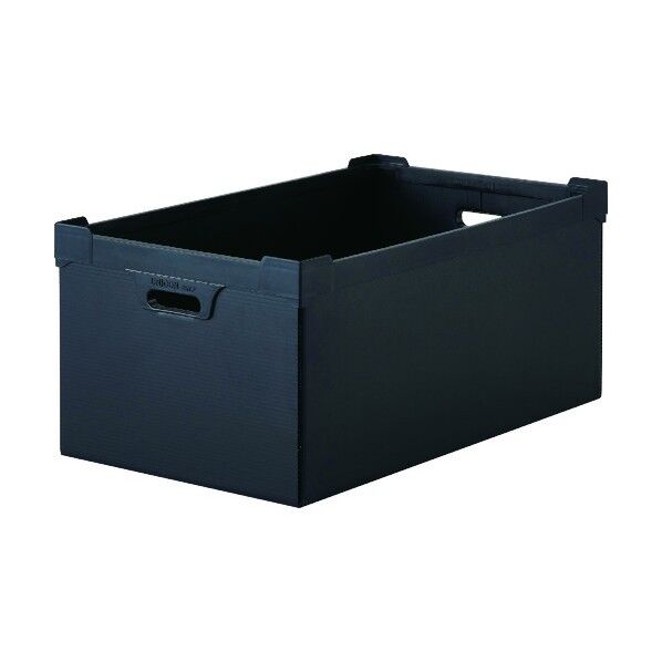トラスコ(TRUSCO) 導電性ダンボールプラスチック 45L ブラック DP-560D-5N 5枚...