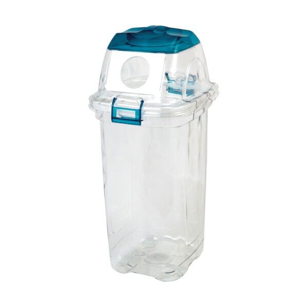 テラモト 透明エコダスター#45 ビン用ブルー DS-459-045-3 1個