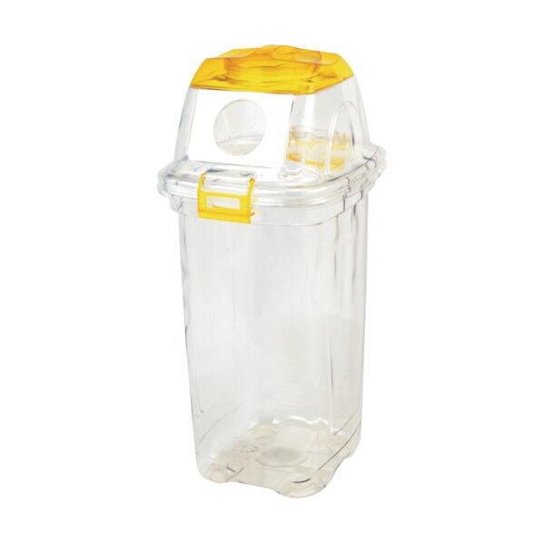 テラモト 透明エコダスター#45 カン用イエロー DS-459-045-5 1個