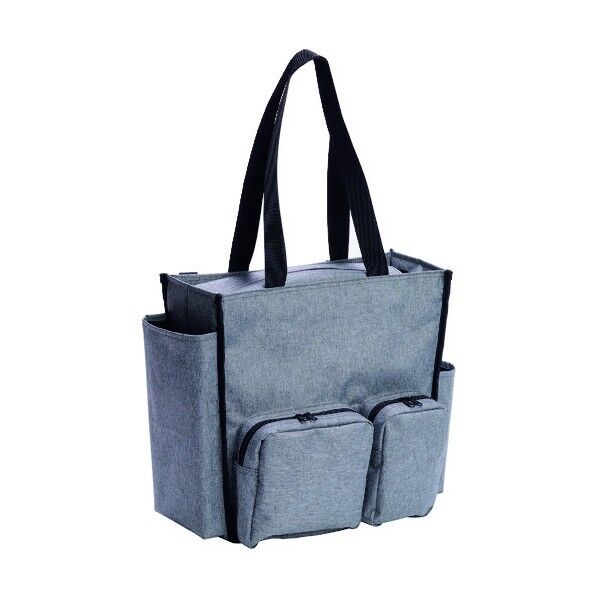 BMトートバッグ2way S ライトグレー 390(底部:330)×148×350mm DS-233-340-5 1個