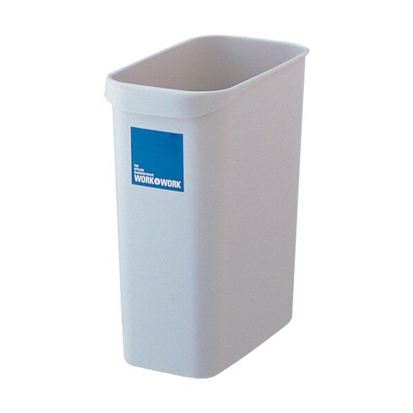 テラモト W&W くず入れ 角 8Lグレー DS-984-401-5 1個