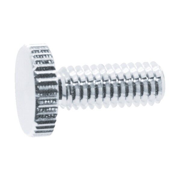 装飾平小ねじ 低頭縦目ローレット 真鍮