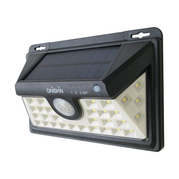 広角ソーラーウォールライト